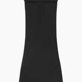 Off Shoulder Strik Sæt - Sort