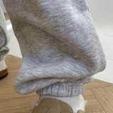 Sweatpants With Elastic - Grey