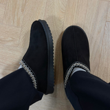 Tabita Teddy Bear Boots - Black