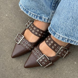 Zara Slingbacks - Dark Brown