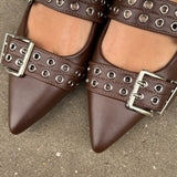Zara Slingbacks - Dark Brown