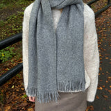 Klassisk Tørklæde - Grå