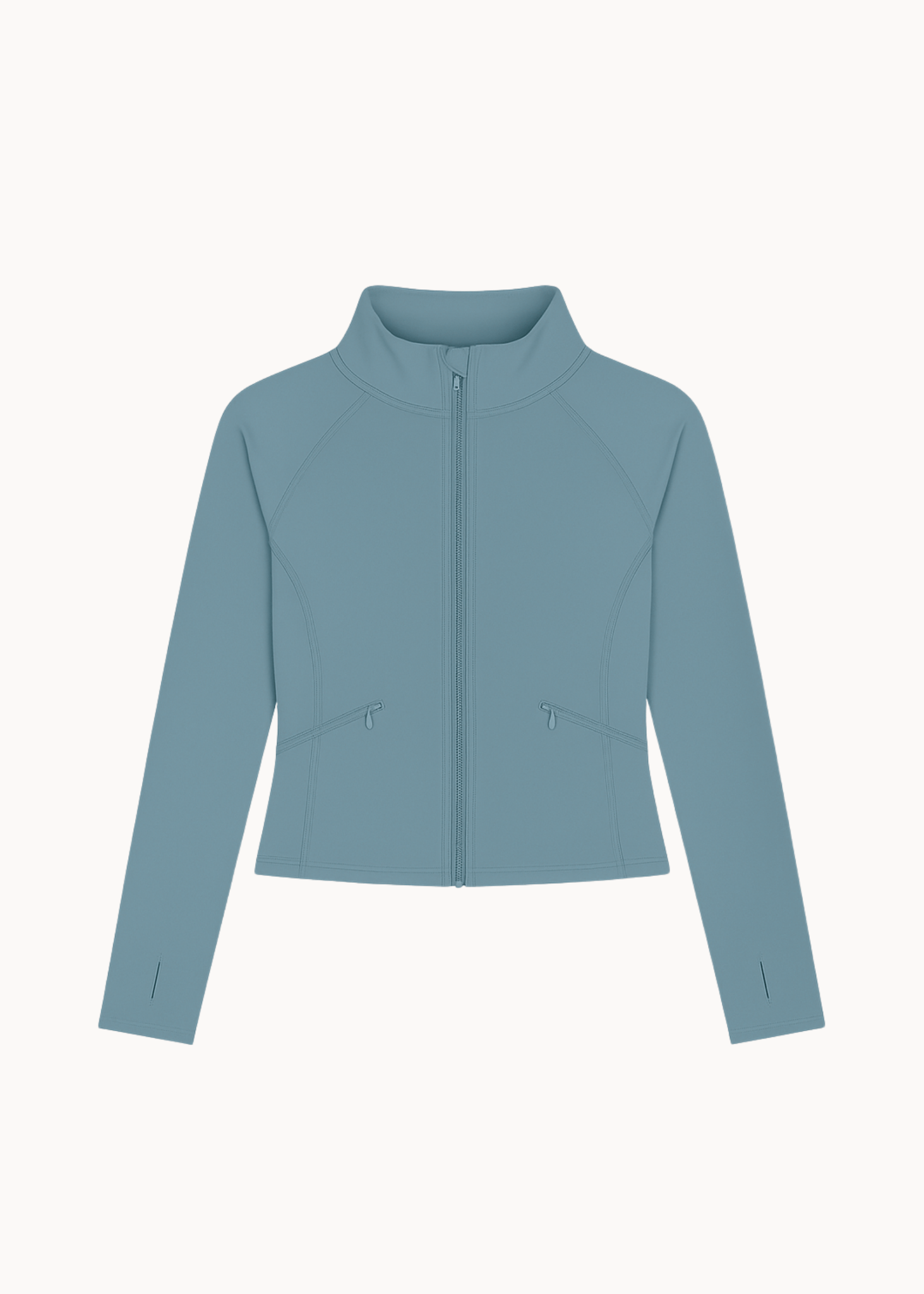 Active Zip Jakke - Sage - ByStenholt.dk