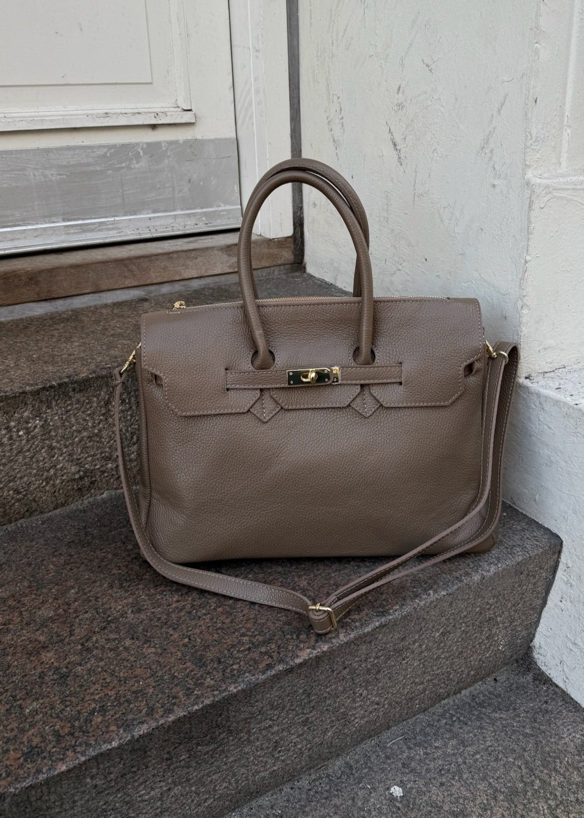 Camille Taske - Taupe - ByStenholt.dk