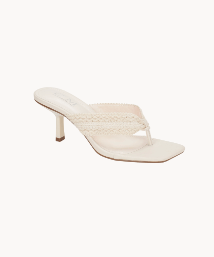 Ely Sandaler med Hæl - Beige - ByStenholt.dk