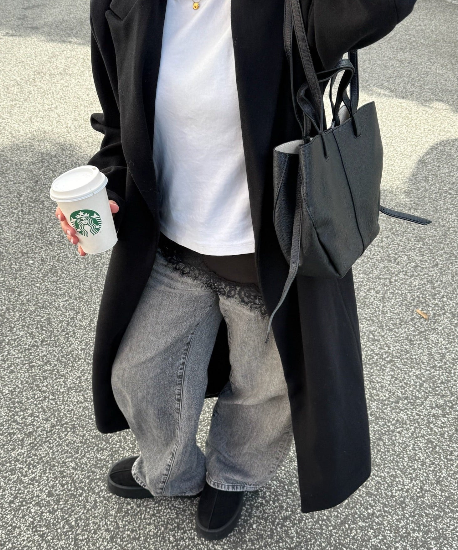 Emma Lang Coat - Sort - ByStenholt.dk