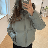 Nola Puffer Jakke - Mat Khaki - ByStenholt.dk