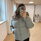 Nola Puffer Jakke - Mat Khaki - ByStenholt.dk
