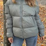 Nola Puffer Jakke - Mat Khaki - ByStenholt.dk