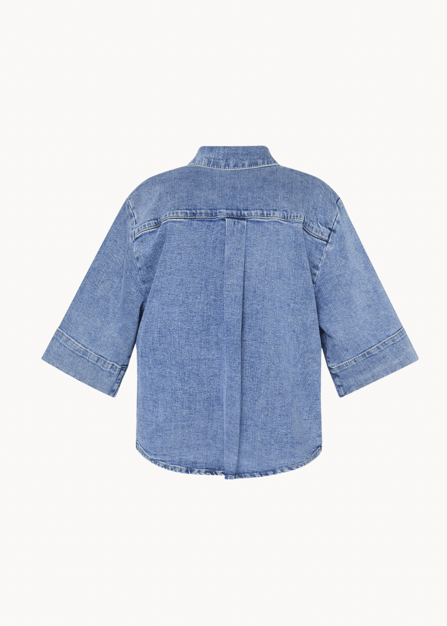 Olea Denimjakke - Mørk Denim - ByStenholt.dk