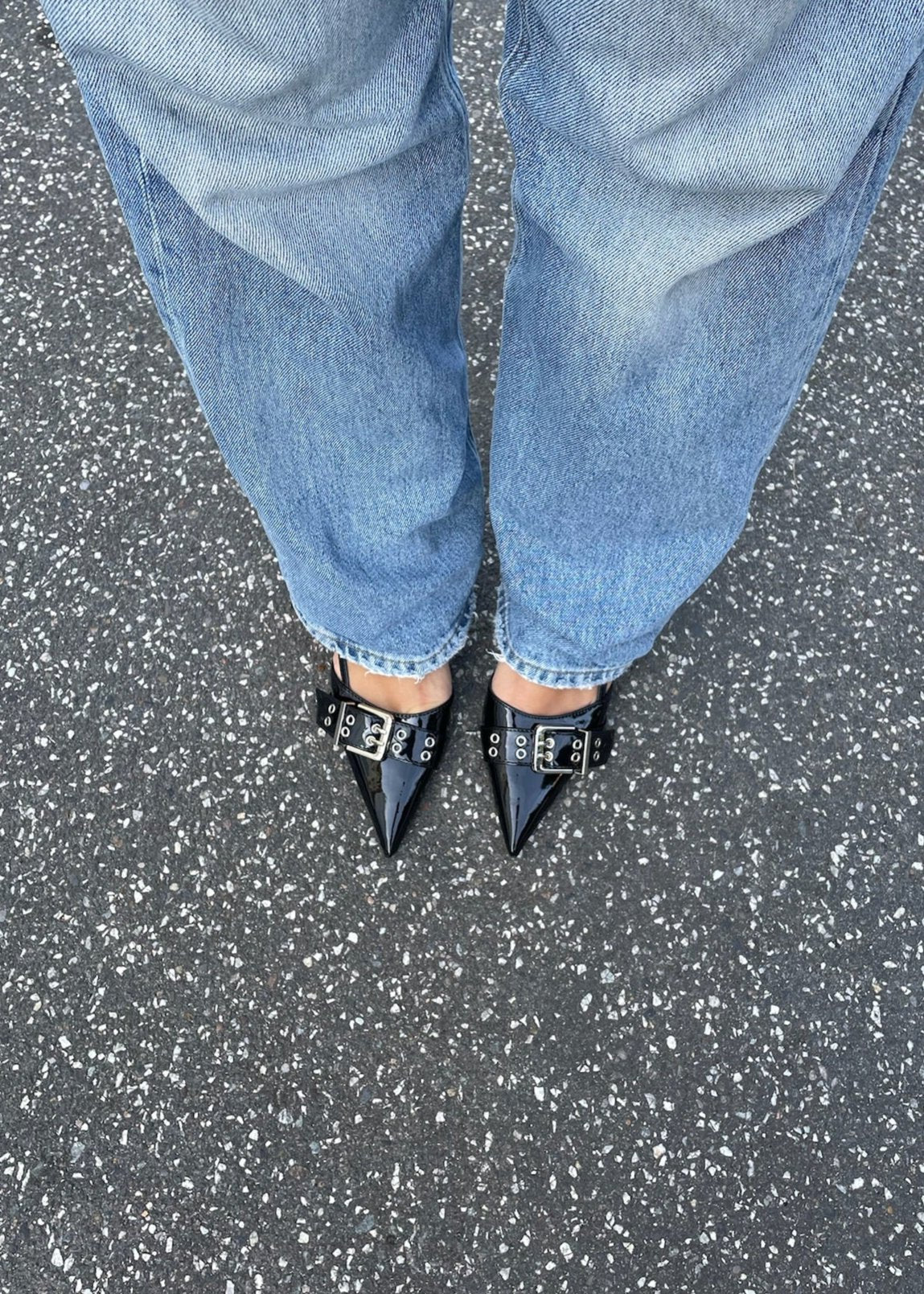 Saga Slingback Pumps - Sort - ByStenholt.dk