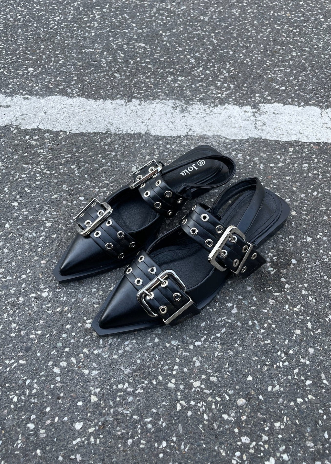 Zara Slingbacks - Sort - ByStenholt.dk