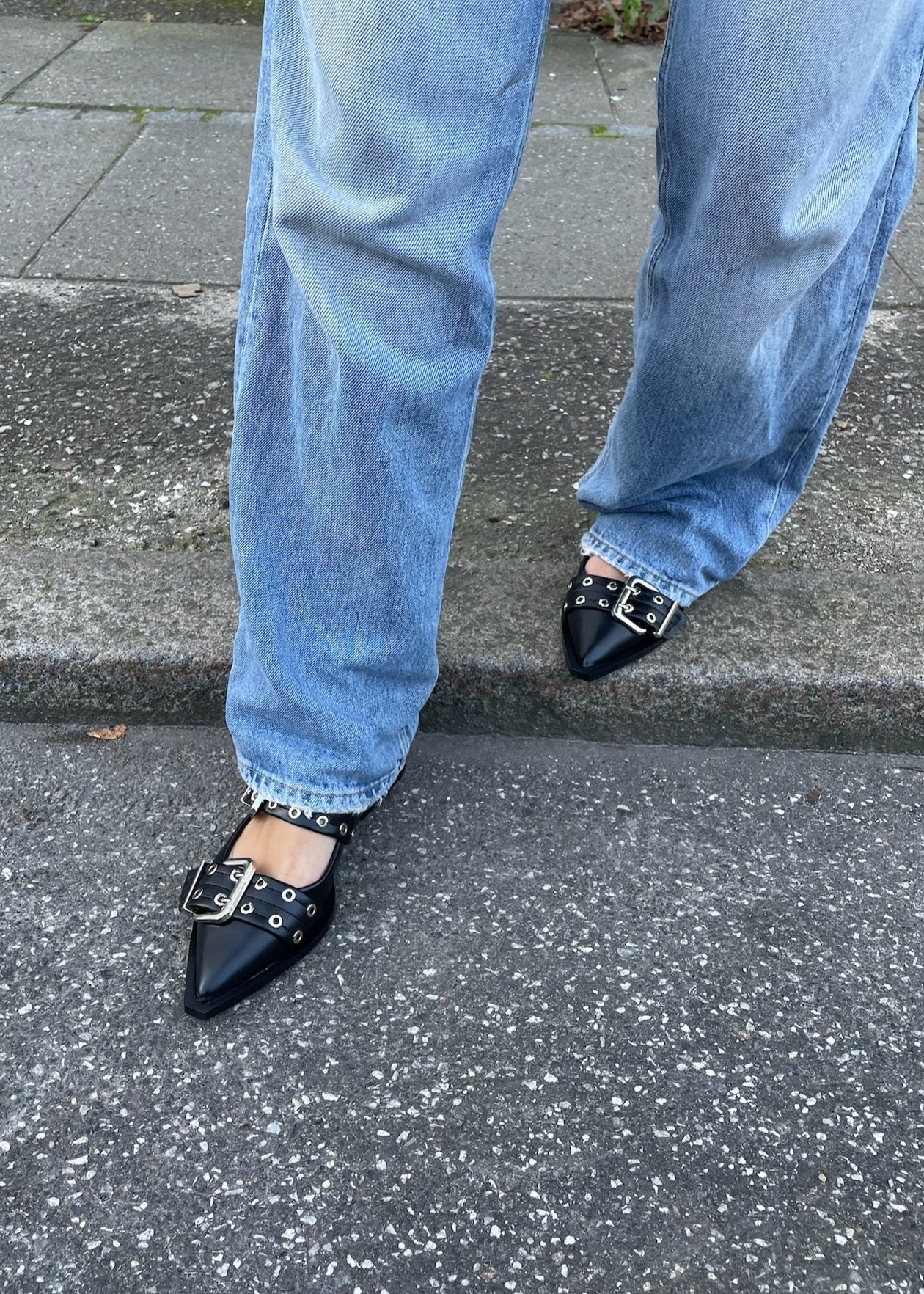 Zara Slingbacks - Sort - ByStenholt.dk