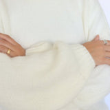 Cozy Knit - White