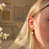 Linnea Earrings - Silver plated