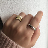 Lucca Ring - Silver Plated