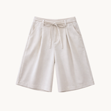Vide Bermuda Shorts - Beige