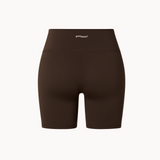 Active Wrap Shorts - Dark Brown