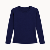 Active Long-Sleeved Blouse - Navy