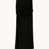 Lucia Maxi Nederdel - Sort
