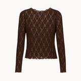 Sofie Blonde Bluse - Mørkebrun