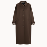 Elora Trench Coat - Mørkebrun