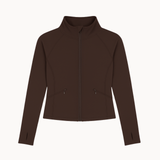 Active Zip Jacket - Dark Brown