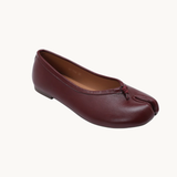 Ballerina med Tåsplit - Bordeaux