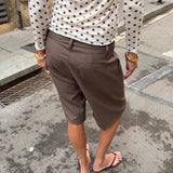 Vide Bermuda Shorts - Mørkebrun