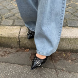Seline Slingbacks - Black