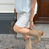 Cowboy Boots - Beige