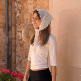 Lace Scarf - Dark Brown