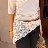 Lace Scarf - Dark Brown