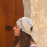 Lace Scarf - Dark Brown
