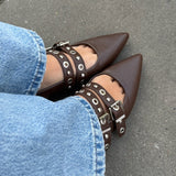 Noelia Slingbacks - Dark Brown
