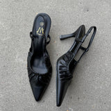 Celia Slingback Pumps - Black