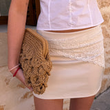 Lace Scarf - Dark Brown