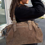 London Suede Bag - Taupe