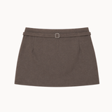 Elira Mini Skirt - Dark Brown