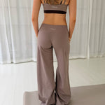 Active Straight Wrap Tights - Beige - ByStenholt.dk