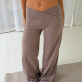 Active Straight Wrap Tights - Beige - ByStenholt.dk