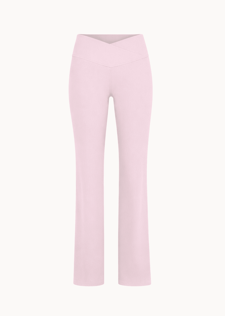 Active Straight Wrap Tights - Lyserød - ByStenholt.dk