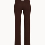 Active Straight Wrap Tights - Mørkebrun - ByStenholt.dk