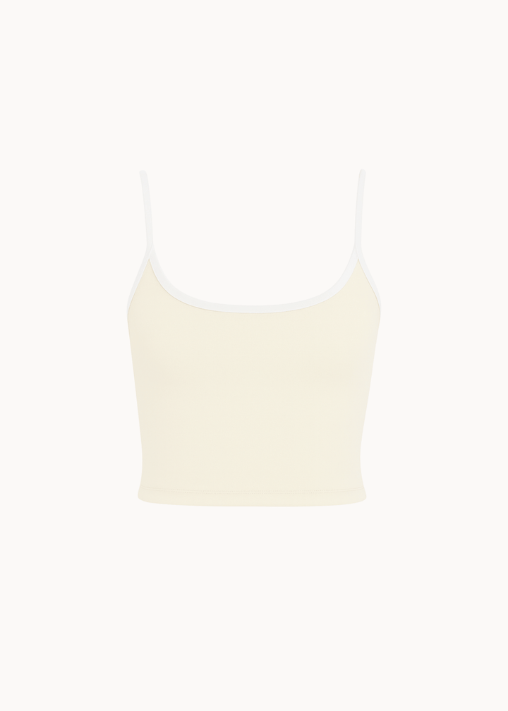 Active Strap Tanktop - Smørgul - ByStenholt.dk