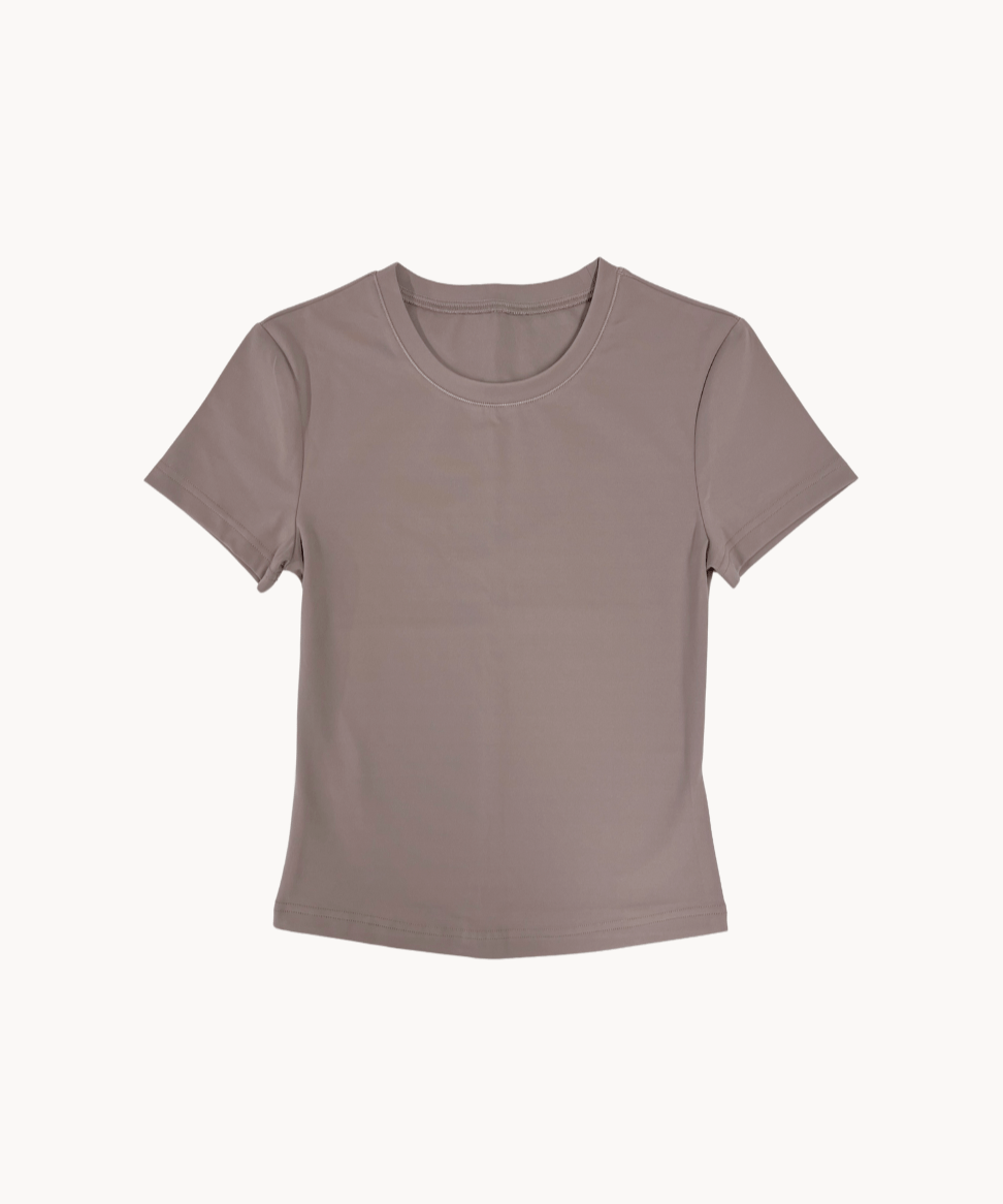 Active T-shirt - Beige - ByStenholt.dk