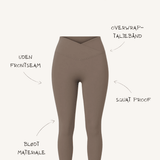 Active Wrap Tights - Beige - ByStenholt.dk