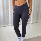 Active Wrap Tights - Grå - ByStenholt.dk