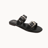 Agnes Spænde Sandal - Sort - ByStenholt.dk