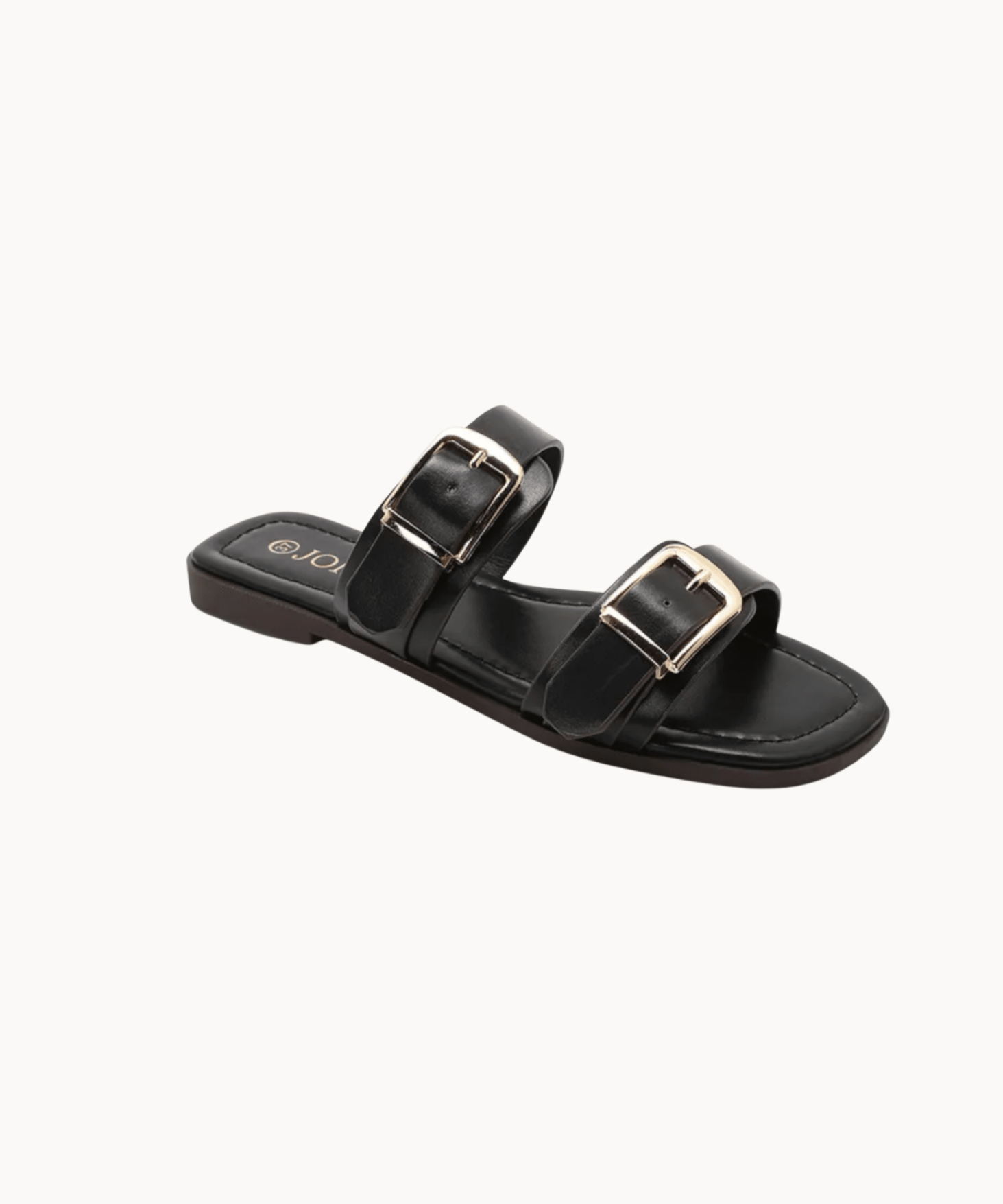 Agnes Spænde Sandal - Sort - ByStenholt.dk