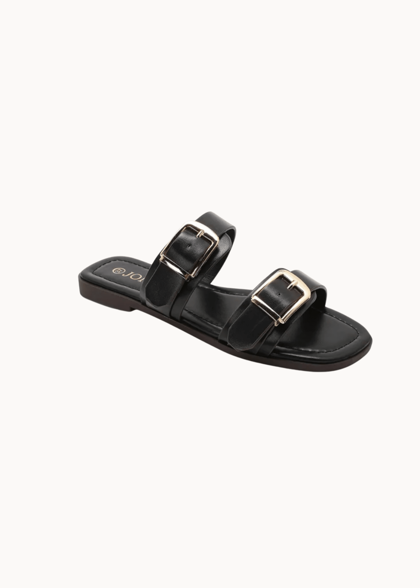 Agnes Spænde Sandal - Sort - ByStenholt.dk